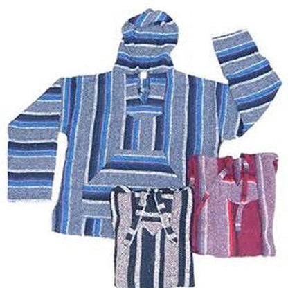 Woven Baja Hoodie Jacket - Assorted - NoveltiesMart.com Wholesale