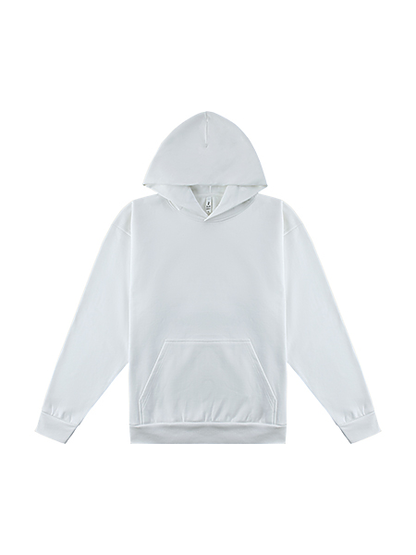 "Oversized Pullover Hoodie - 12oz Heavyweight Fleece with Drop Shoulder Fit"