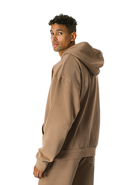 "Oversized Pullover Hoodie - 12oz Heavyweight Fleece with Drop Shoulder Fit"