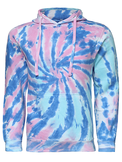 Tie-Dye Pullover Hoodie 7001 - Comfortable & Stylish Customizable Fleece-Noveltiesmart.com