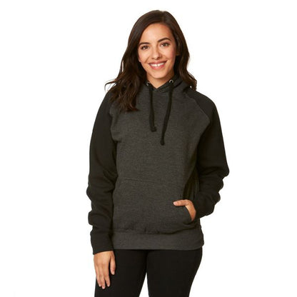 SmartBlanks Adult Colorblocked Hooded Pullover - Unisex Stylish Fleece Hoodie