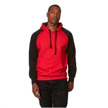 SmartBlanks Adult Colorblocked Hooded Pullover - Unisex Stylish Fleece Hoodie