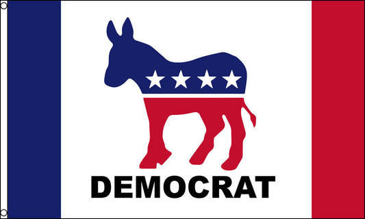 Democrat Political Party Donkey Flag