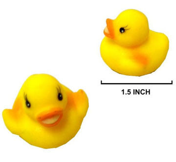 Small Rubber Floating Ducks - Wholesale Fun Bath Toys