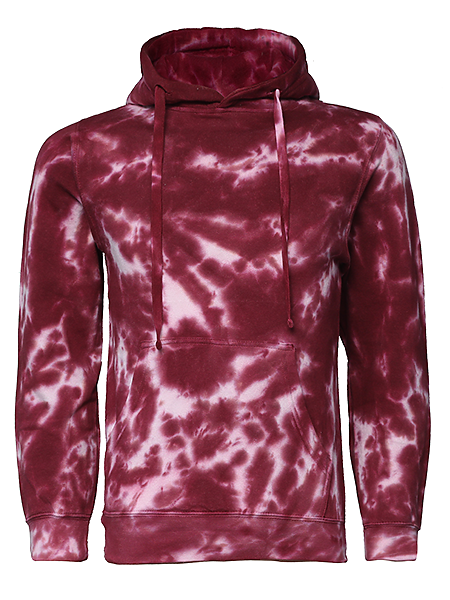 Tie-Dye Pullover Hoodie 7001 - Comfortable & Stylish Customizable Fleece-Noveltiesmart.com