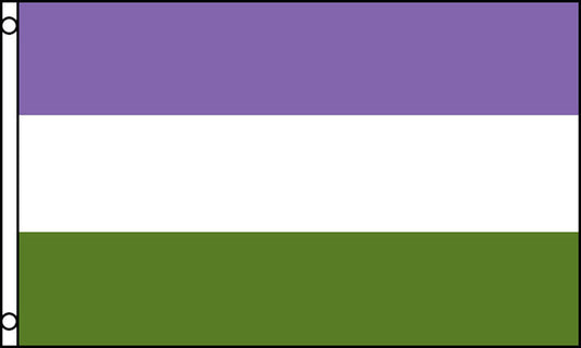 Genderqueer Rainbow Pride Flag - 3 x 5