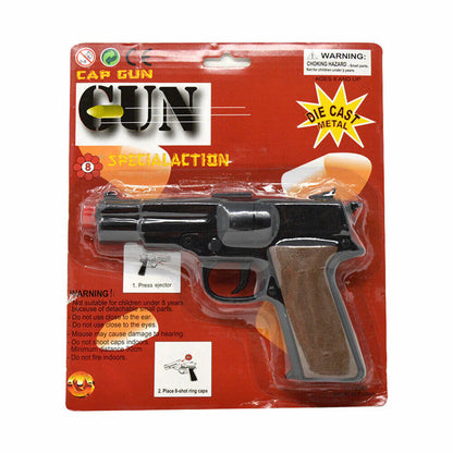 45 Magnum Diecast 8 Shot Cap Gun - Realistic Toy