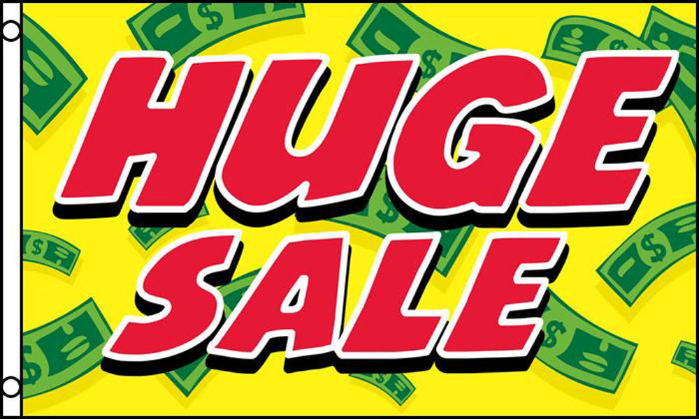 Huge Sale Money Flag - 3 x 5