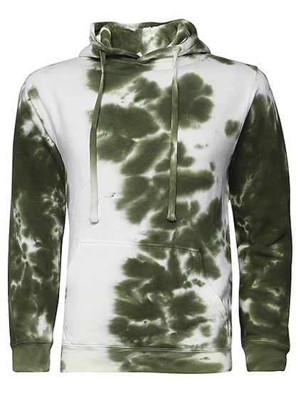 Tie-Dye Pullover Hoodie 7001 - Comfortable & Stylish Customizable Fleece-Noveltiesmart.com