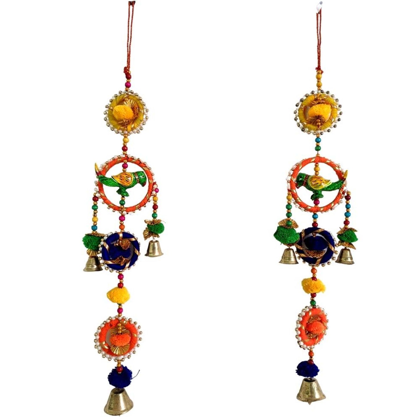 Parrot Door Hanging with Pompoms WholesaleBulkUSA