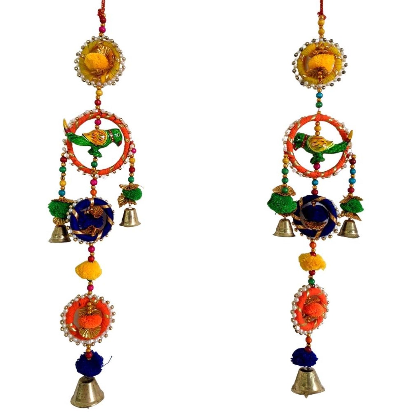 Parrot Door Hanging with Pompoms WholesaleBulkUSA