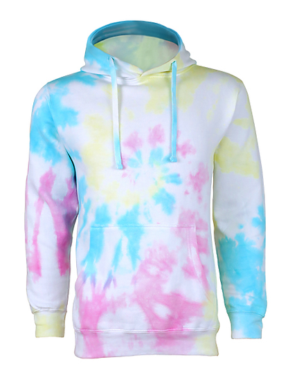 Tie-Dye Pullover Hoodie 7001 - Comfortable & Stylish Customizable Fleece-Noveltiesmart.com