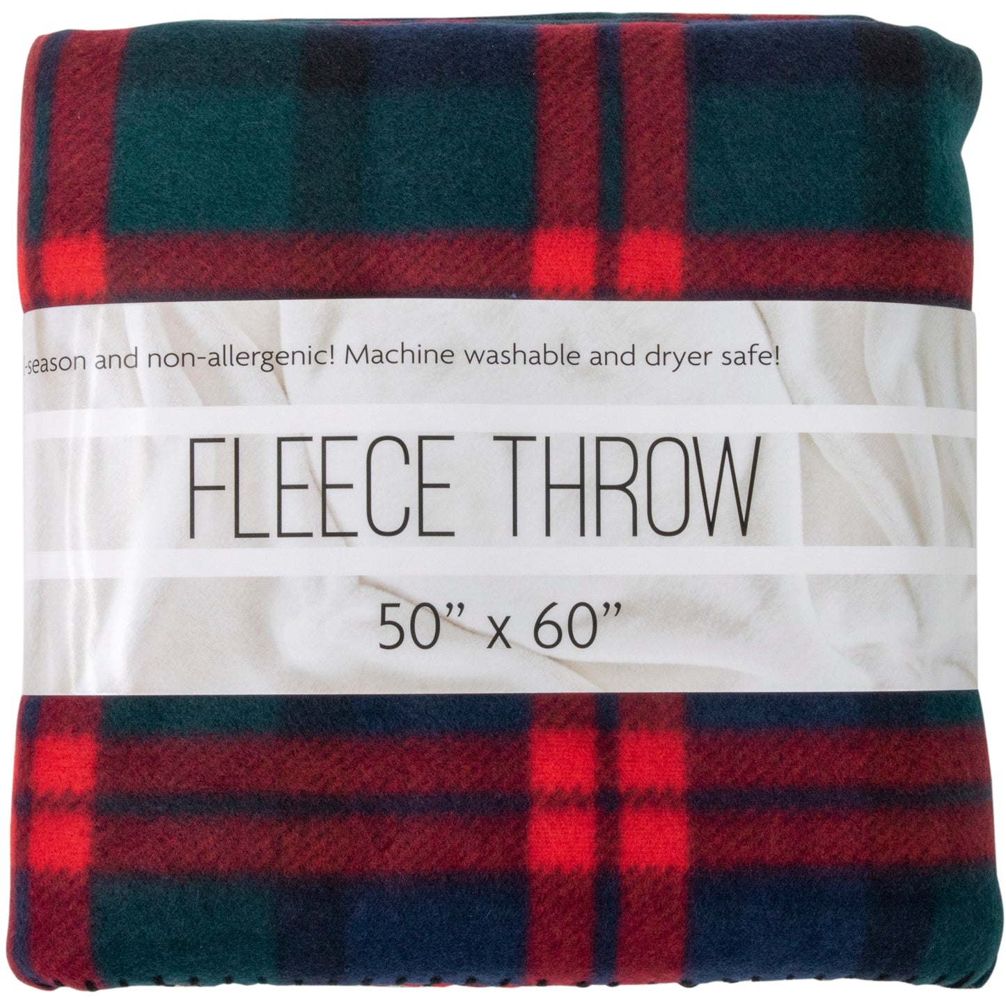 Plaid Fleece Blankets 50" x 60"