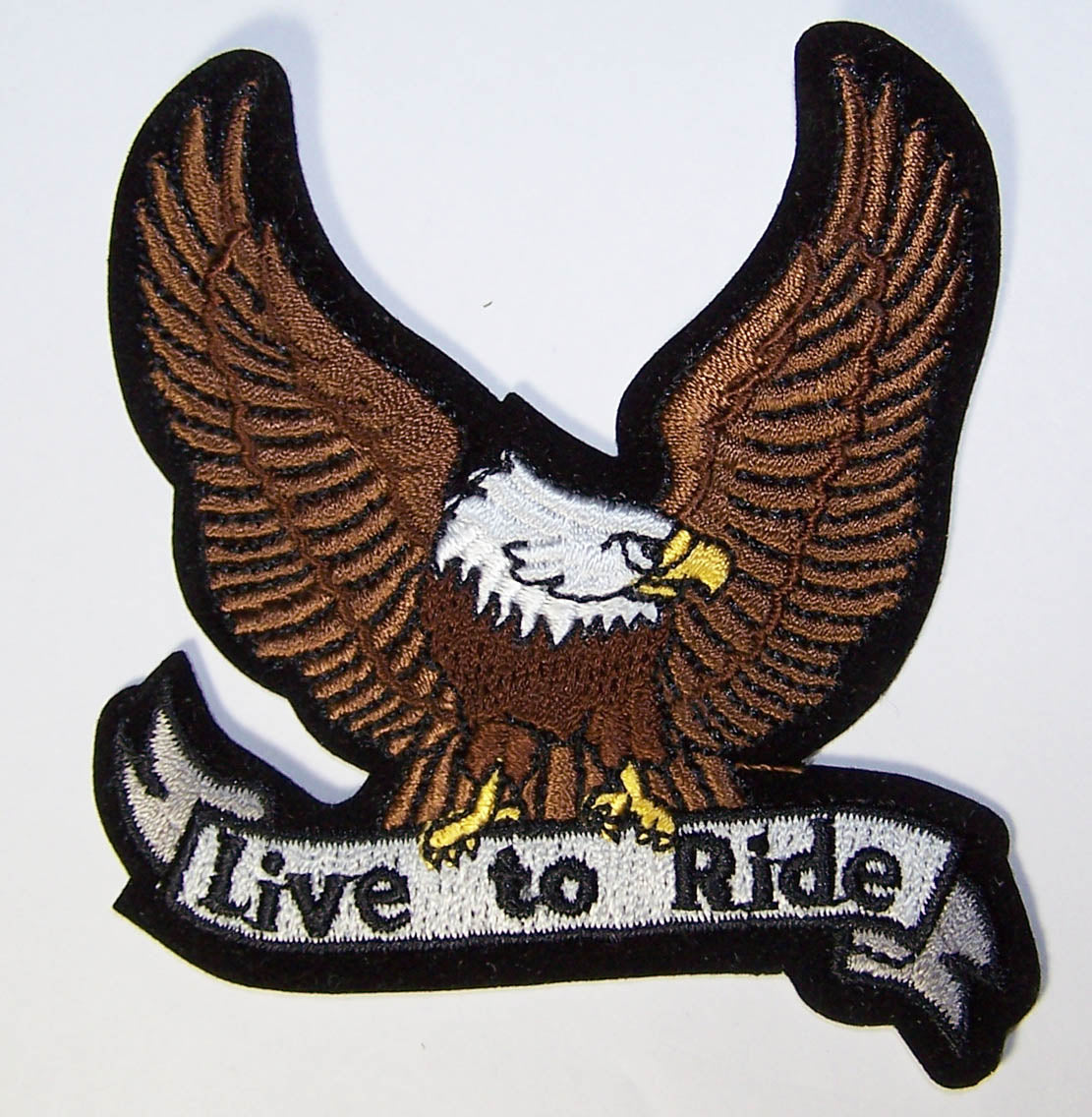 Eagle Live to Ride 3 Inch Patch - Wholesale - NoveltiesMart.com Wholesale